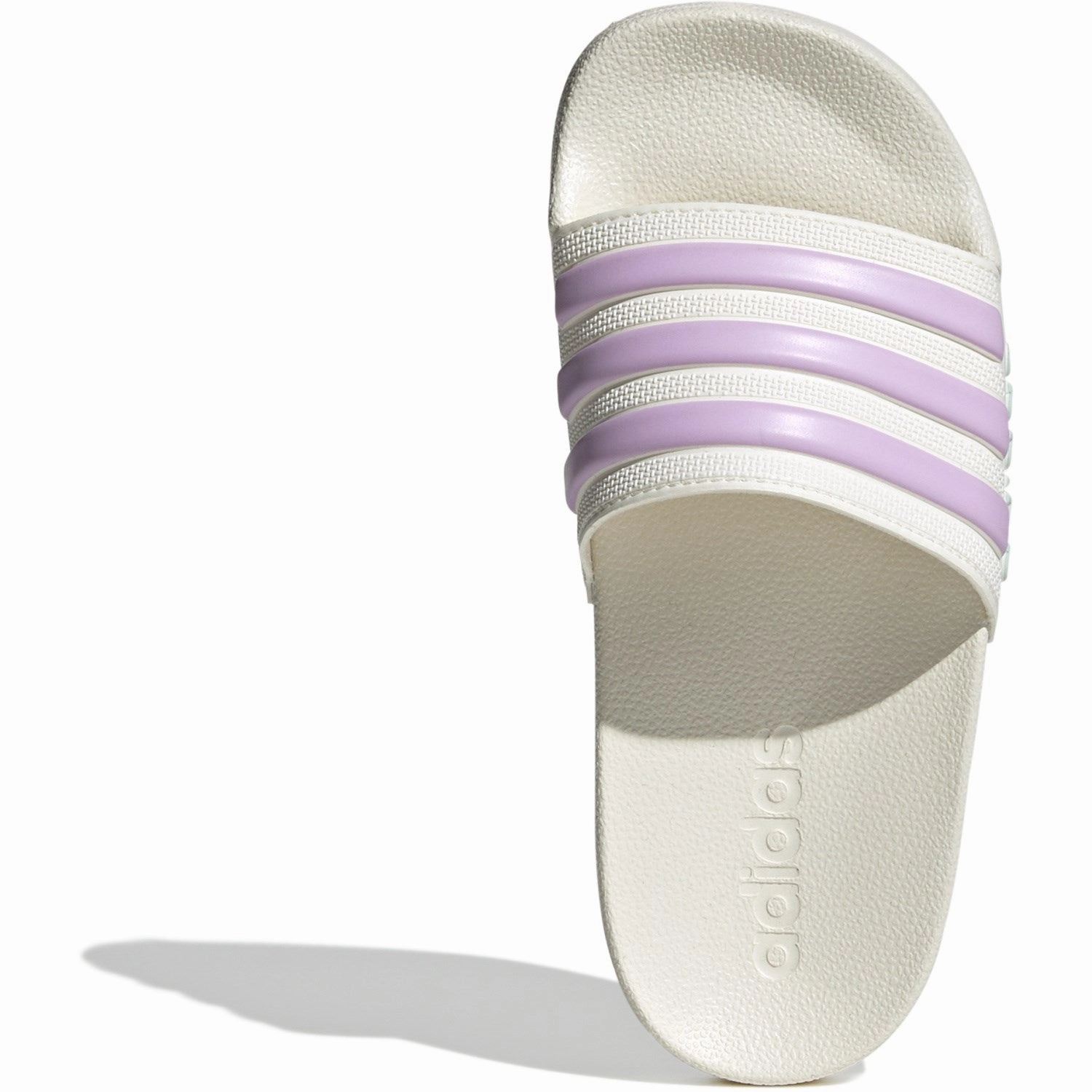 Adidas Originals Off White/Bliss Lilac/Halo Mint Adilette Shower K Slides Feel The Flow Lifestyle Drop