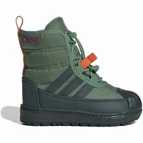 Gear For Now Adidas Originals Preloved Green/Mineral Green/Orange Superstar 360 Boot 2.0 I Bootr