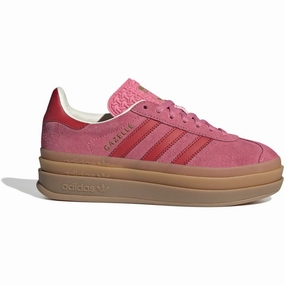Adidas Originals Rose Tone/Better Scarlet/Cream White Gazelle Bold J Sneakers Engineered To Adapt