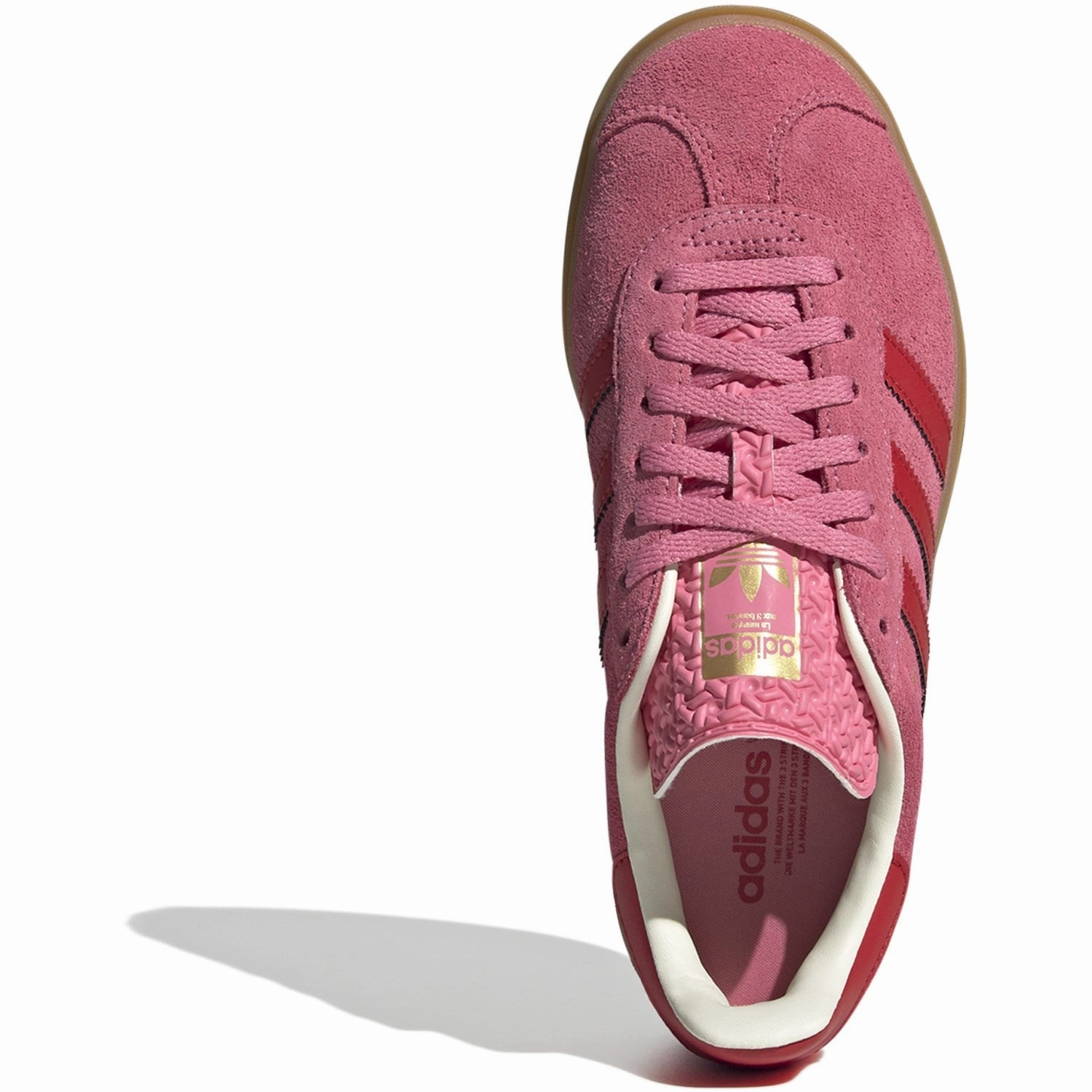 Adidas Originals Rose Tone/Better Scarlet/Cream White Gazelle Bold J Sneakers Smart And Simple