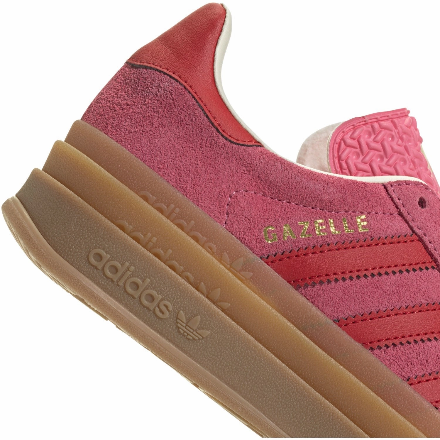 Form Redefined Urban Calm Adidas Originals Rose Tone/Better Scarlet/Cream White Gazelle Bold J Sneakers