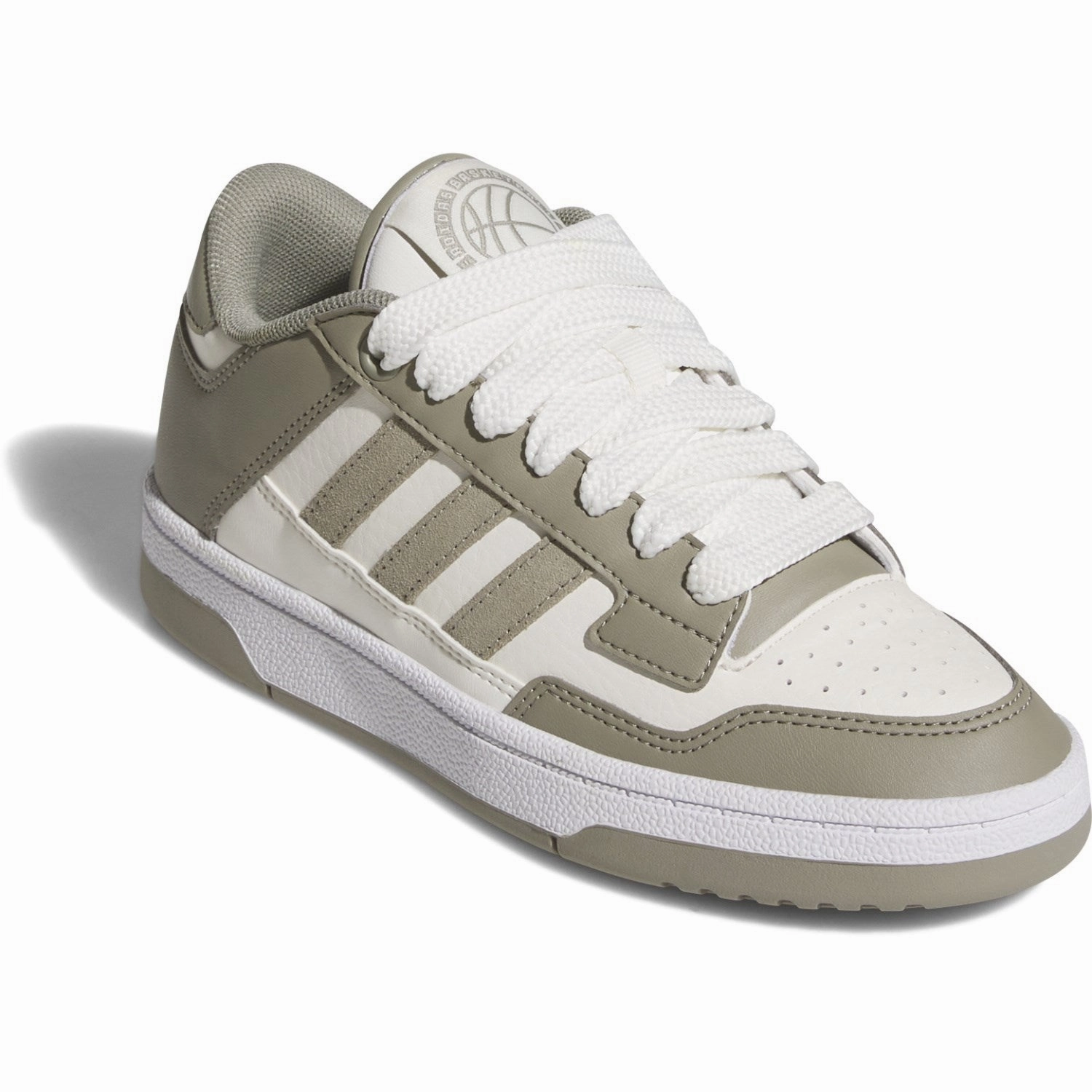 Explore With Ease Adidas Originals Silver Pebble/Cloud White/Ftwr White Rapid Court Low J Sneakers