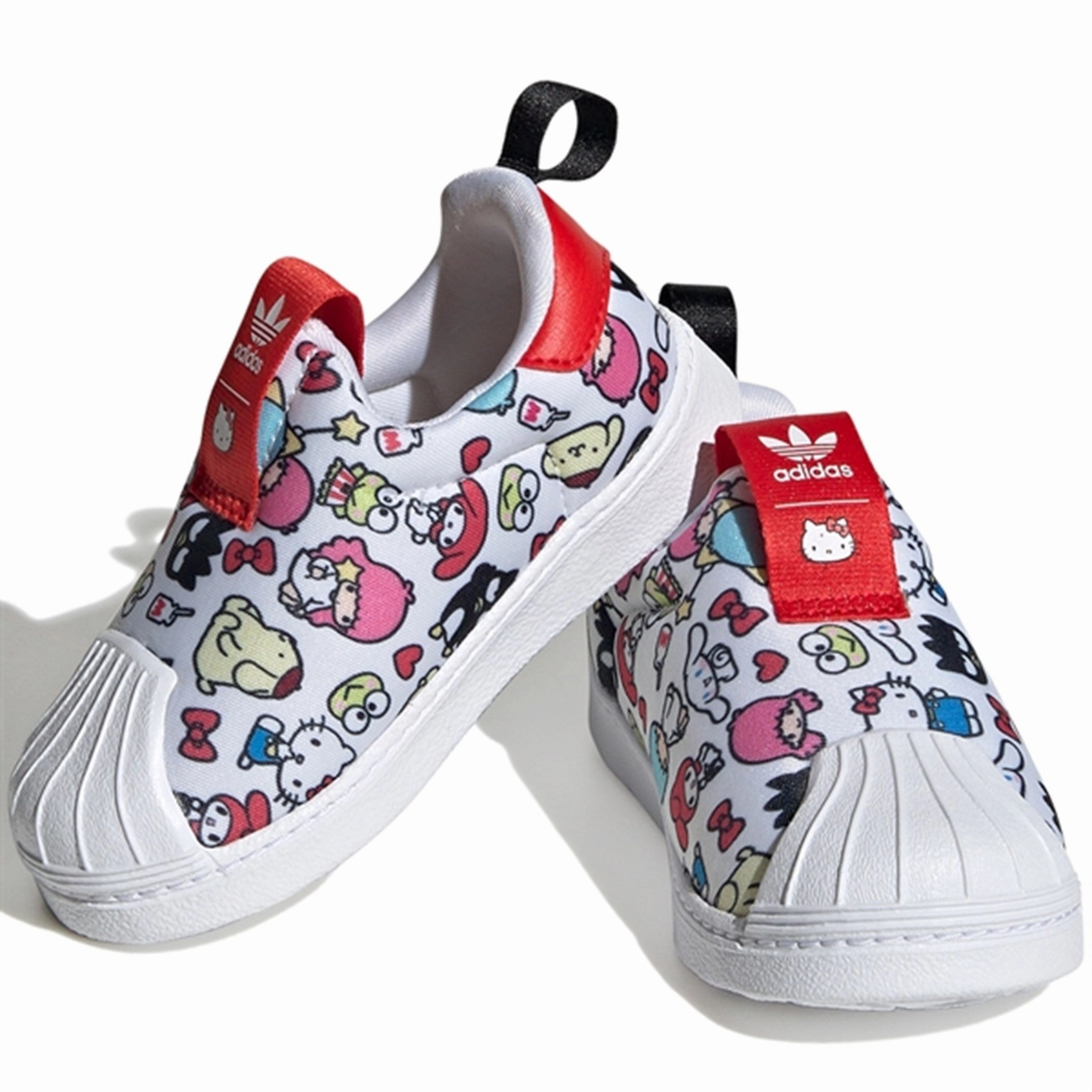 Adidas Originals Superstar Sneakers 360 Vivid Red / Core Black Effortless Fit