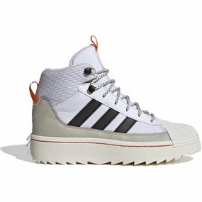 Designed To Explore Adidas Originals White/Core Black/Putty Grey Superstar Winter Trek J Boots