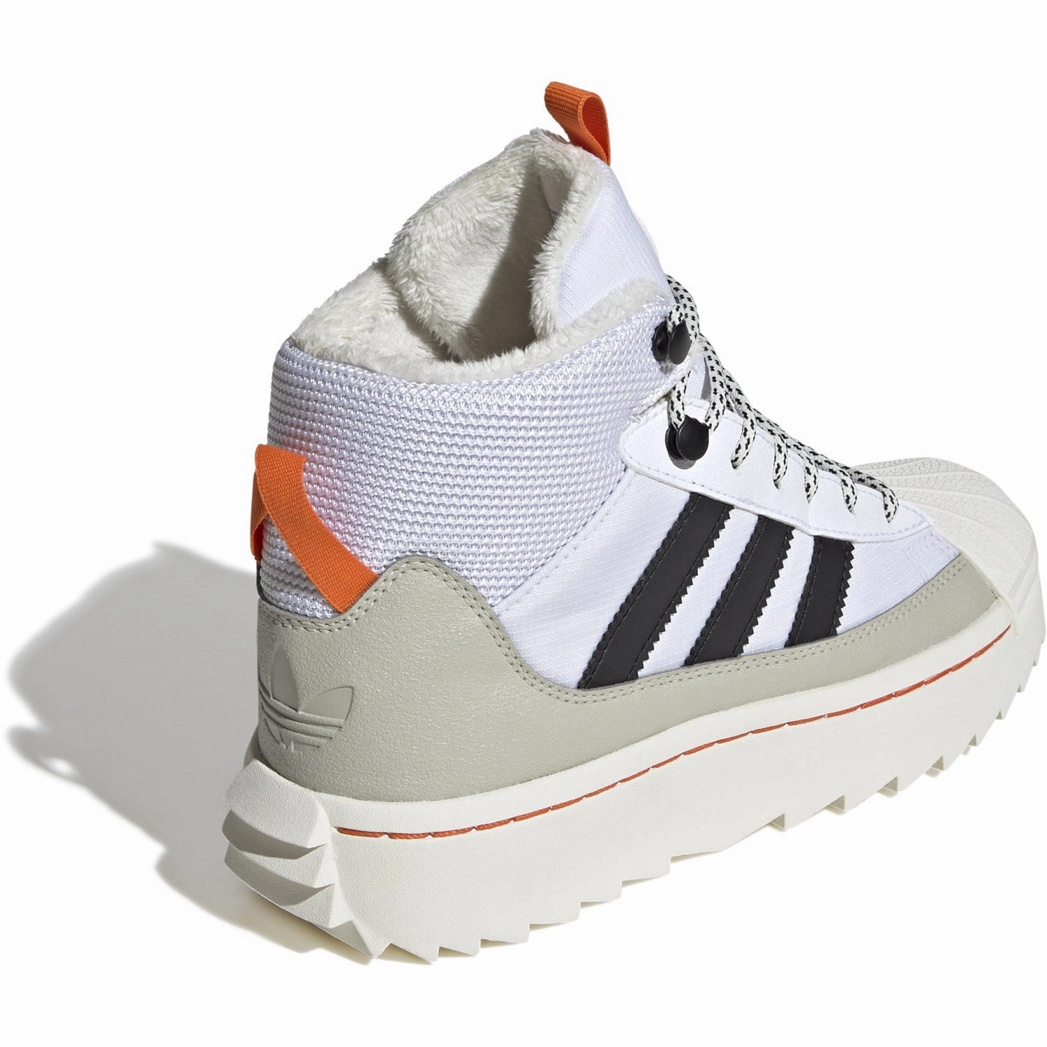 Structured Motion Adidas Originals White/Core Black/Putty Grey Superstar Winter Trek J Boots