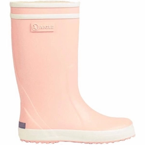 Refined Structure Aigle Lolly Pop Wellies Powder Rose