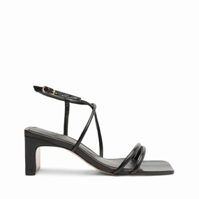 Refined Urbanism Aimee Block Leather Sandal
