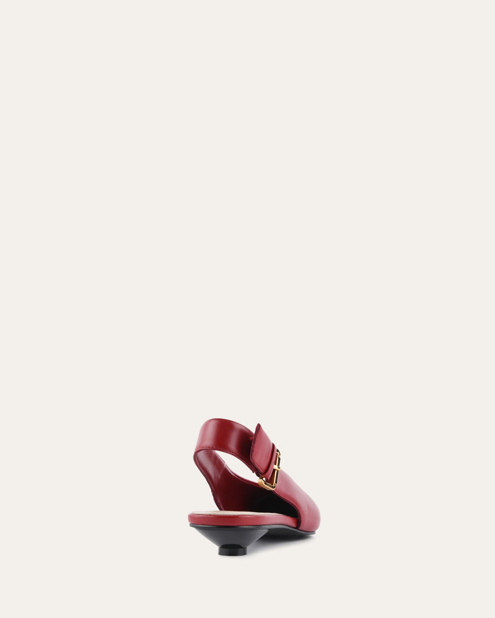 Albie Dress Flats Ruby Red Leather Mobility Made Easy