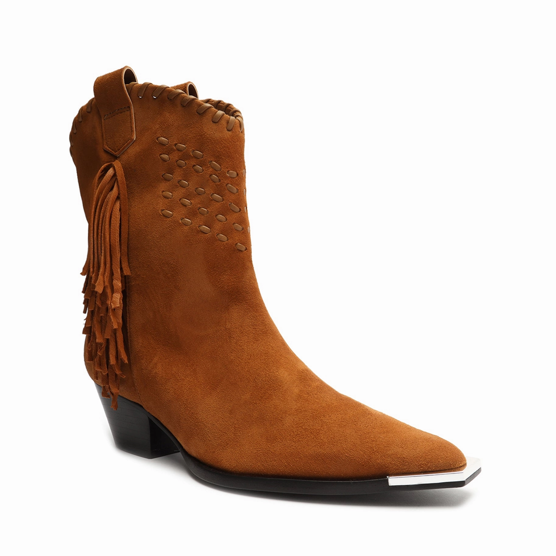 Sleek Presence Ultra-Clean Style Alexxa Suede Bootie
