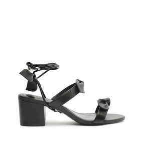 Alia Mid Block Nappa Leather Sandal Comfort Zone