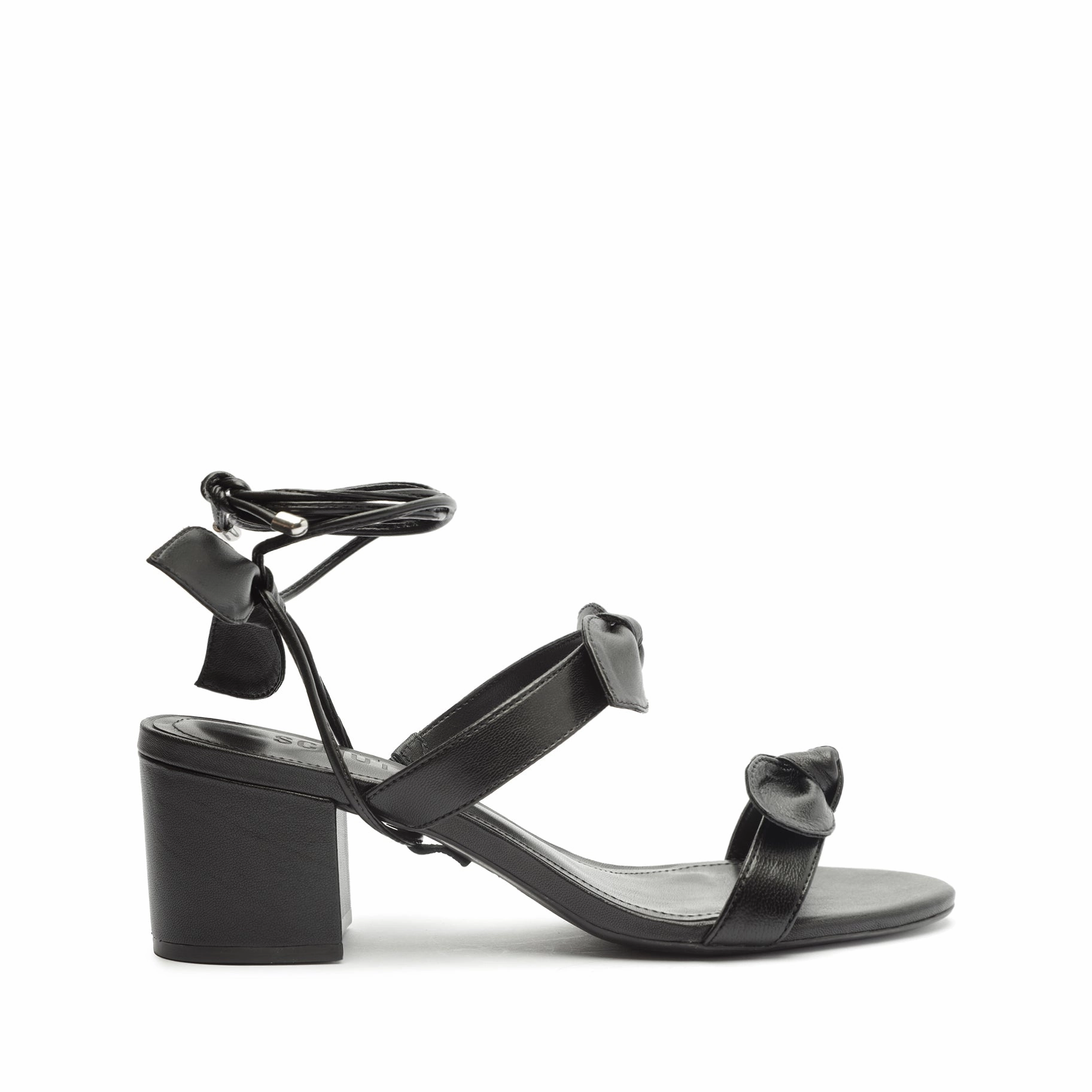 Alia Mid Block Nappa Leather Sandal Comfort Zone