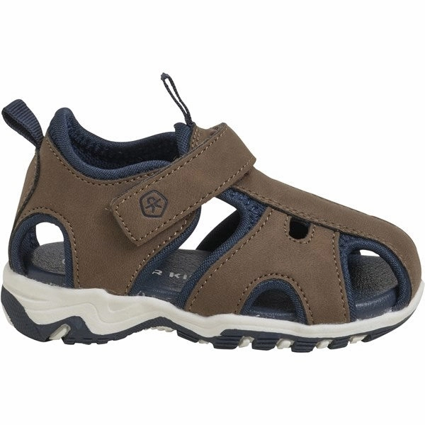 Color Kids Baby Sandals With Velcro Strap Rain Drum Design In Focus Universal Fit