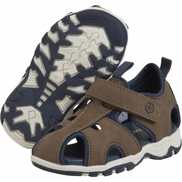 Color Kids Baby Sandals With Velcro Strap Rain Drum Style Forward