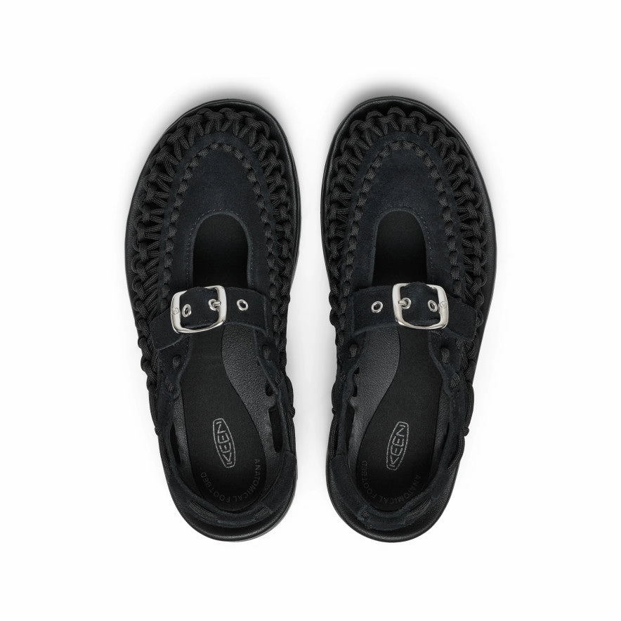 All Gender Uneek Plt Mary Jane Sneaker  |  Black/Black Modern Evolution