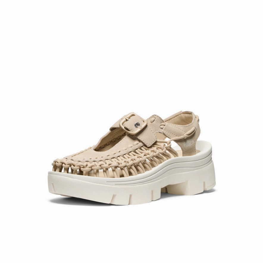 Shaped For Flow Day-To-Night Fit All Gender Uneek Plt Mary Jane Sneaker  |  Safari/Star White