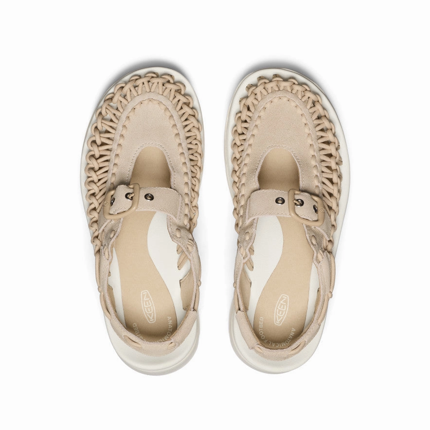 City-Ready Wear All Gender Uneek Plt Mary Jane Sneaker  |  Safari/Star White