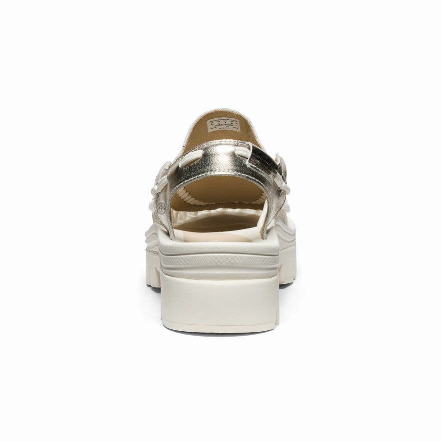Carry Your Vibe All Gender Uneek Plt Tassel Sneaker  |  Champagne Gold/Star White