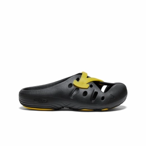 Day-Built Unified Fit All Gender Yogeez Clog  |  Black/Keen Yellow
