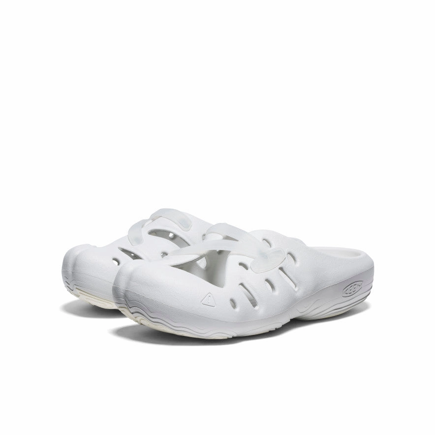 Season-Neutral All Gender Yogeez Clog  |  Vapor/Star White