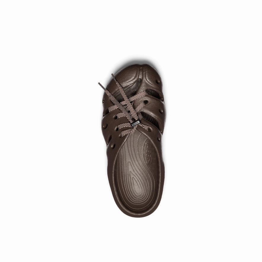 All Gender Yogeez Clog X Pilgrim Surf   Supply  |  Chocolate Brown/Whisper White Design In Focus