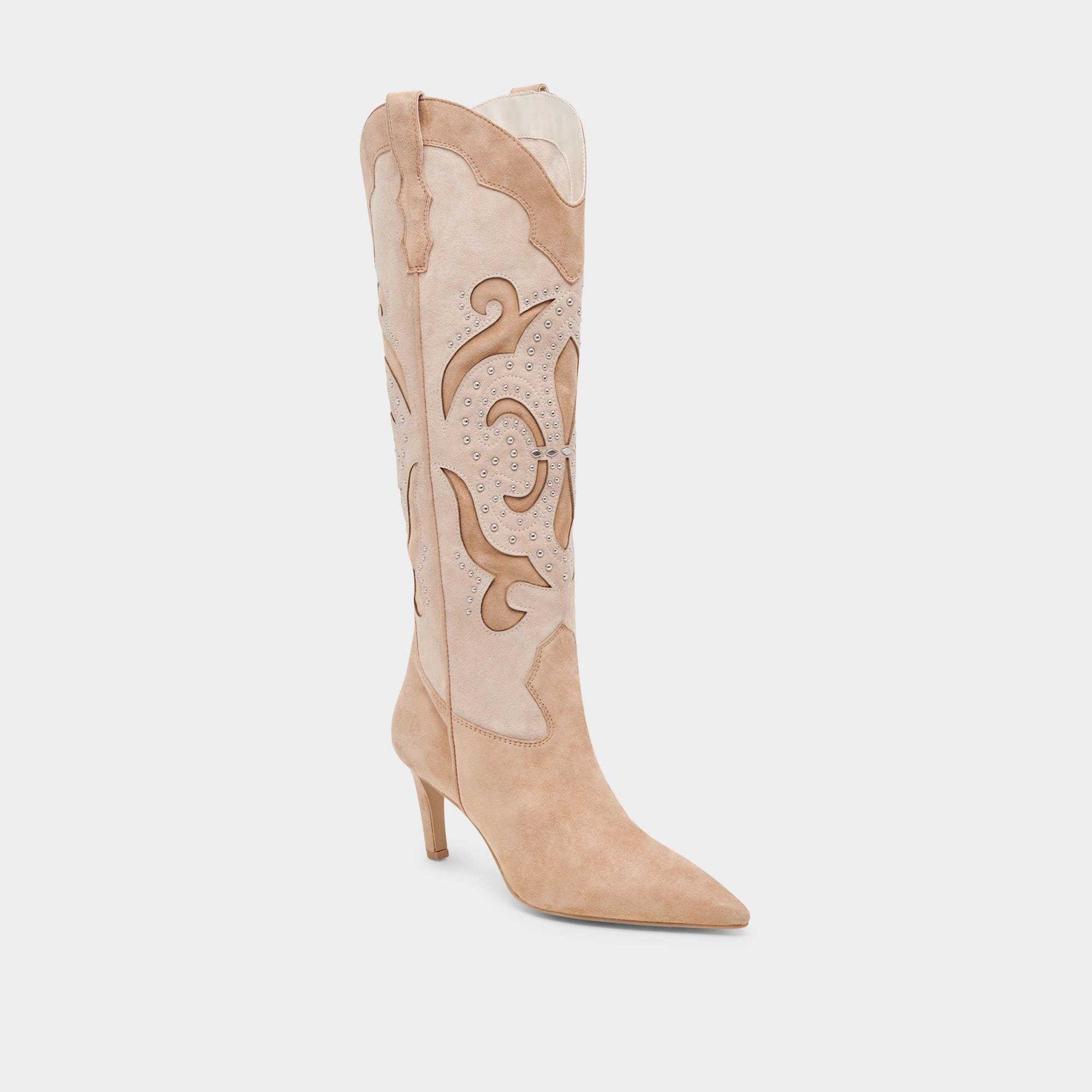 Finley Stud Boots Camel Suede The Feel Factor Modern Essentials