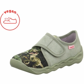 Move With Purpose Streamlined Fit Superfit Green Bubble Slippers With Cold Lining