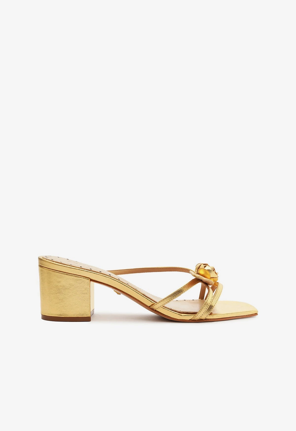 Designed For Lifestyle Alma Metallic Leather Sandal