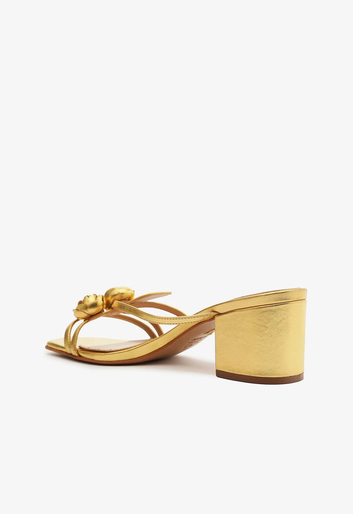 Progressive Outfit Go Anywhere Alma Metallic Leather Sandal