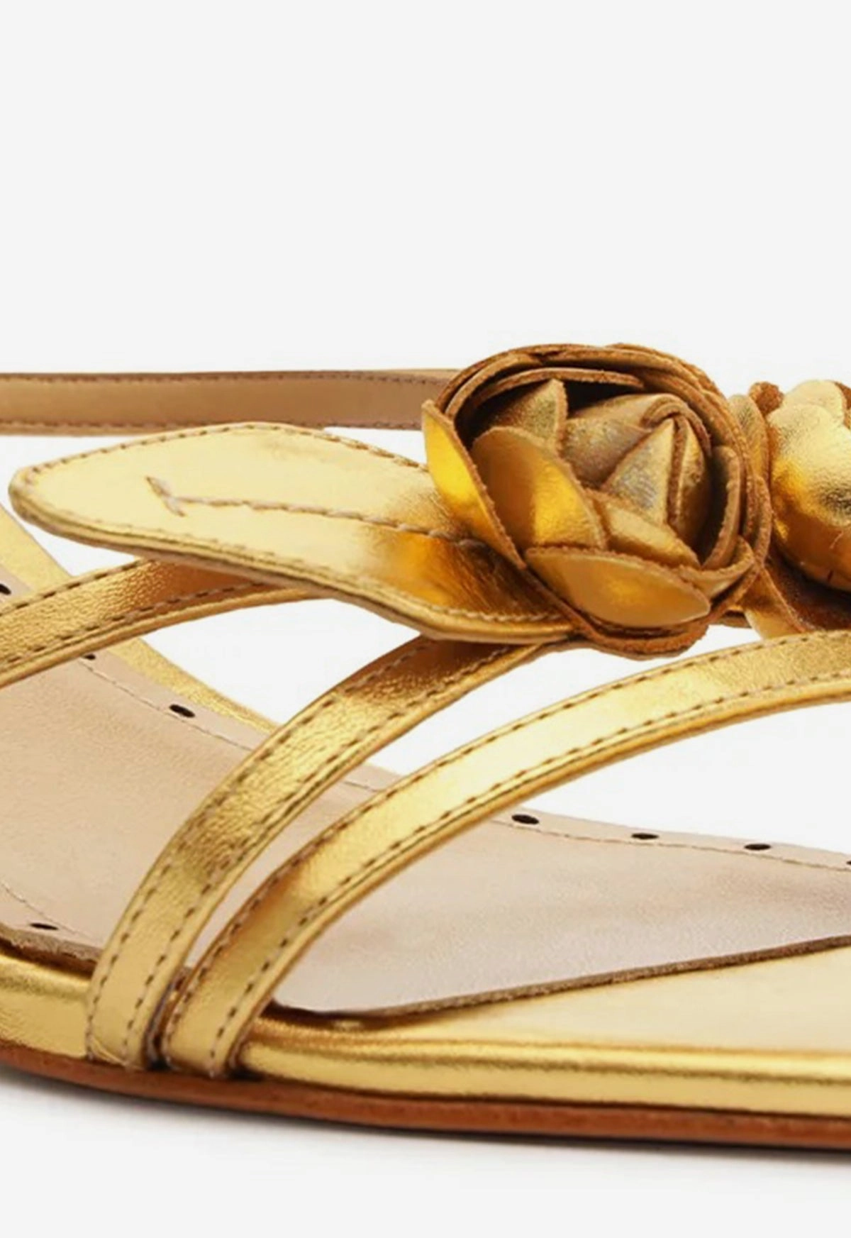Modular Wear Alma Metallic Leather Sandal