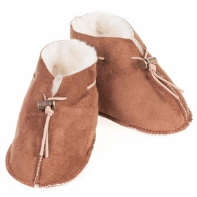 Alwero Baby Slippers Emo Velours Dark Brown Built For Today Easy Polish
