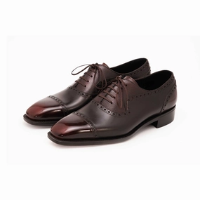 Subtle Impact Andrs Adelaide Oxford - Espresso Handmade Patina