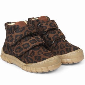 Everyday Motionwear Angulus Beginner Shoes W Velcro Brown Leopard