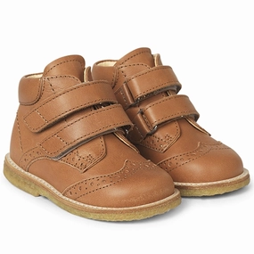 Modular Core Angulus Beginner Shoes W. Velcro Cognac 3265-102-1545