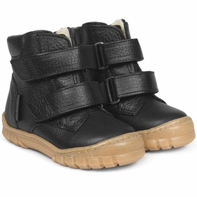 Move And Live Angulus Beginner Tex Boots W. Velcro Black 2025-401-2504