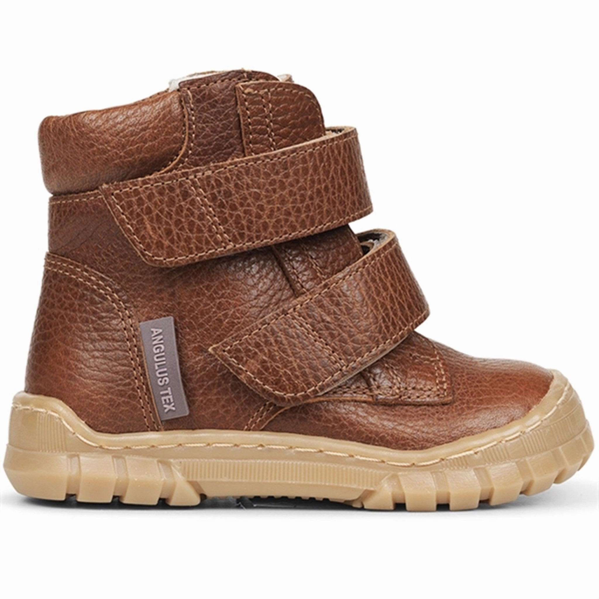 Angulus Beginner Tex Boots W Velcro Cognac Future-Form Optimized Outfit