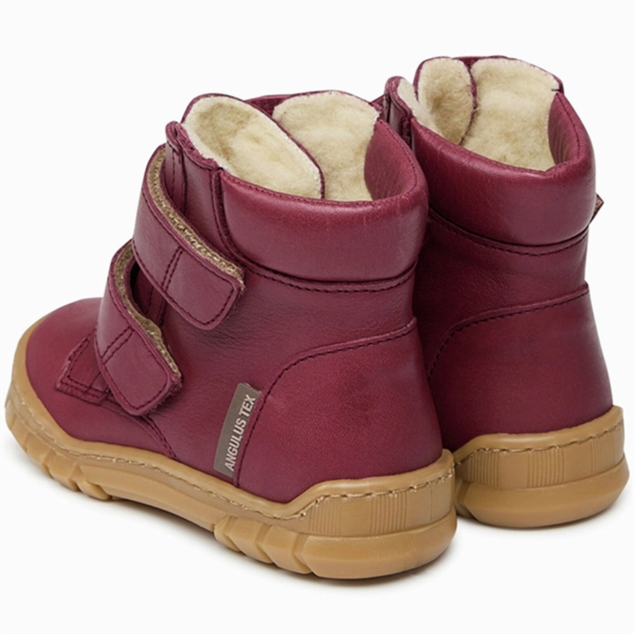 Layered Motion Angulus Beginner Tex Boots W Velcro Plum