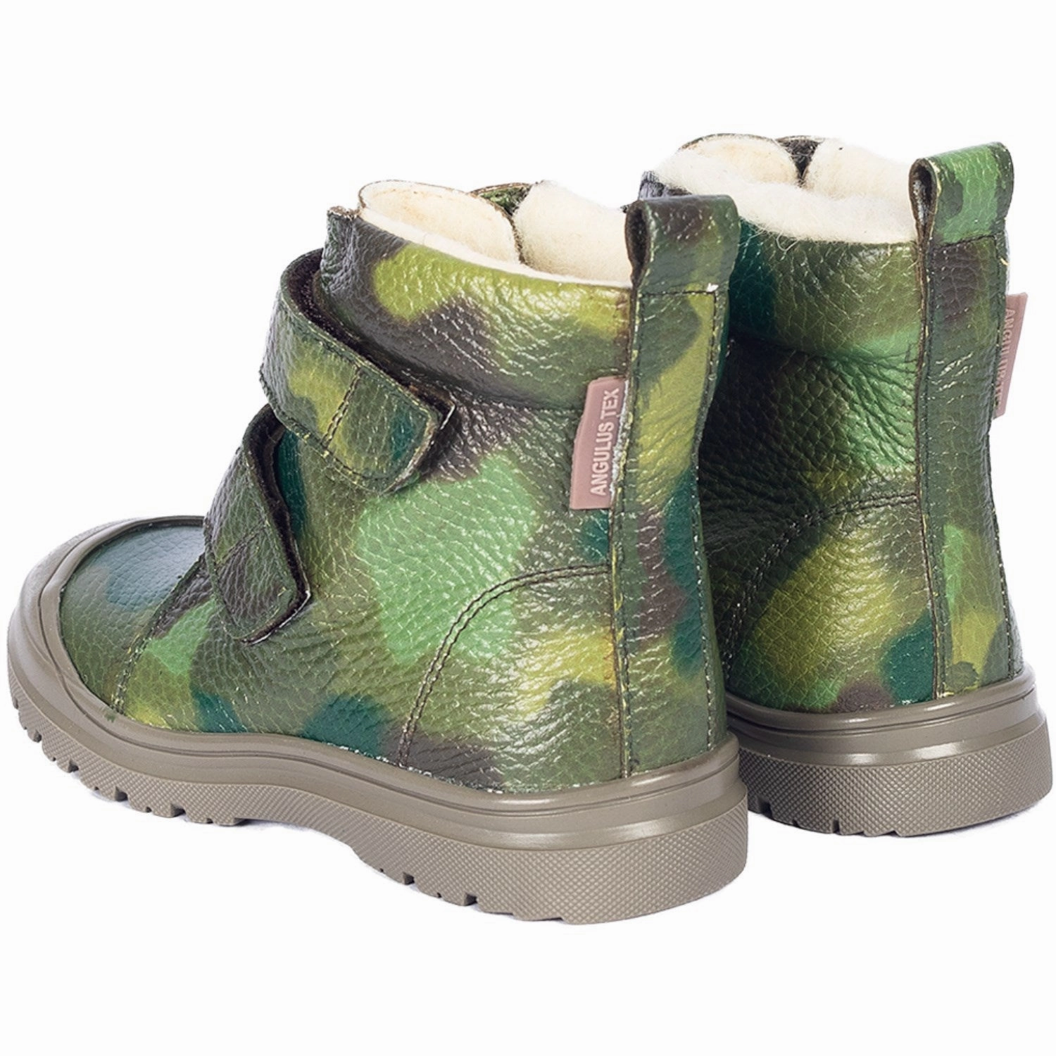 Angulus Camo Print Tex-Boot Med Camouflageprint Og Woolfoer All-Day Movement