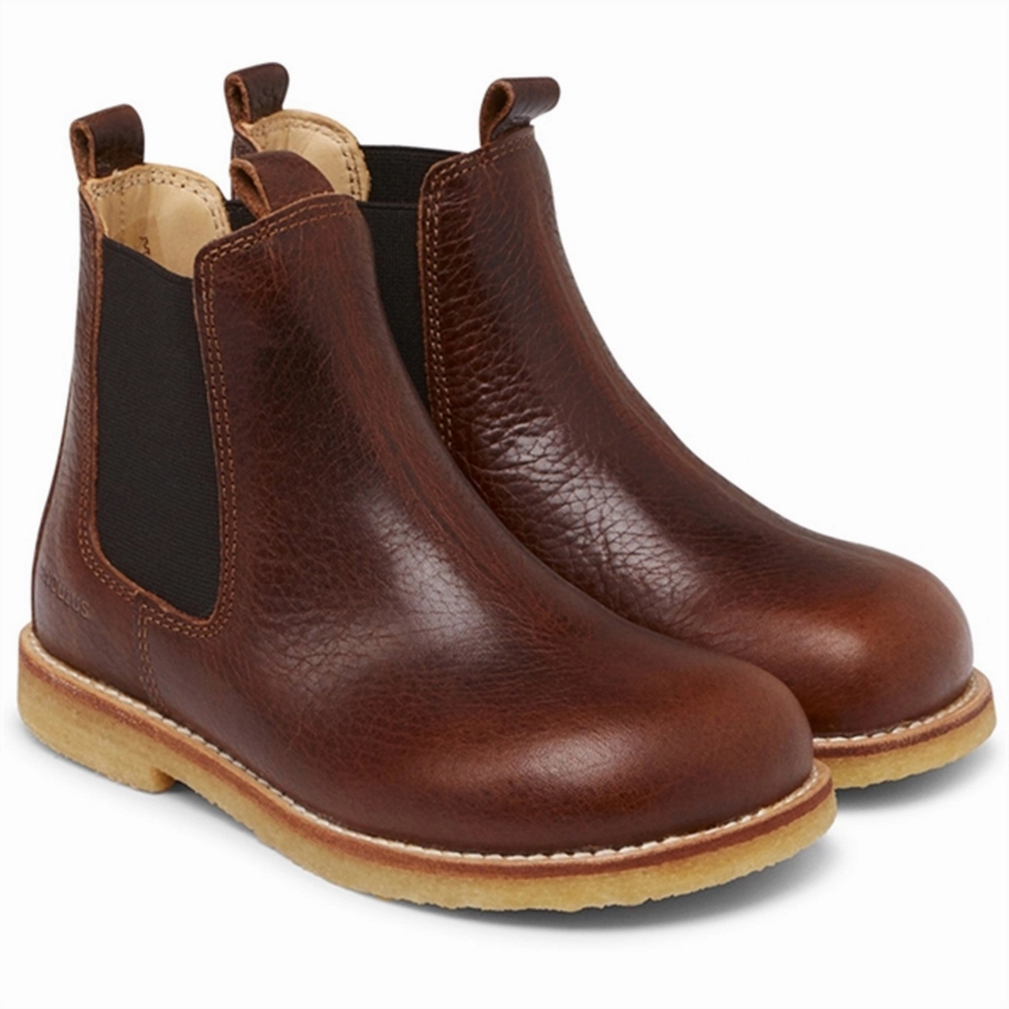 Angulus Chelsea Boots With Elastic Band Dark Brown/Brown Function-Refined Progressive Edge