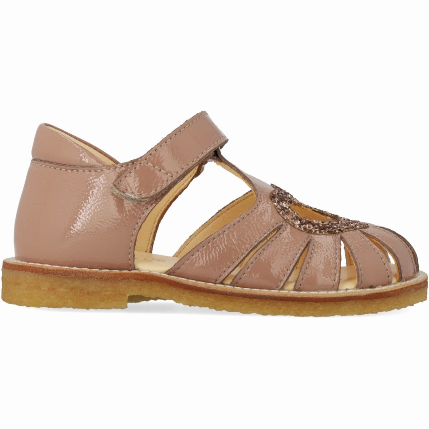 Calm Layers Angulus Clay/Clay Glitter Hjertesandal Med Glitter Hjerte
