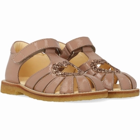 Essential Structure Angulus Clay/Clay Glitter Hjertesandal Med Glitter Hjerte
