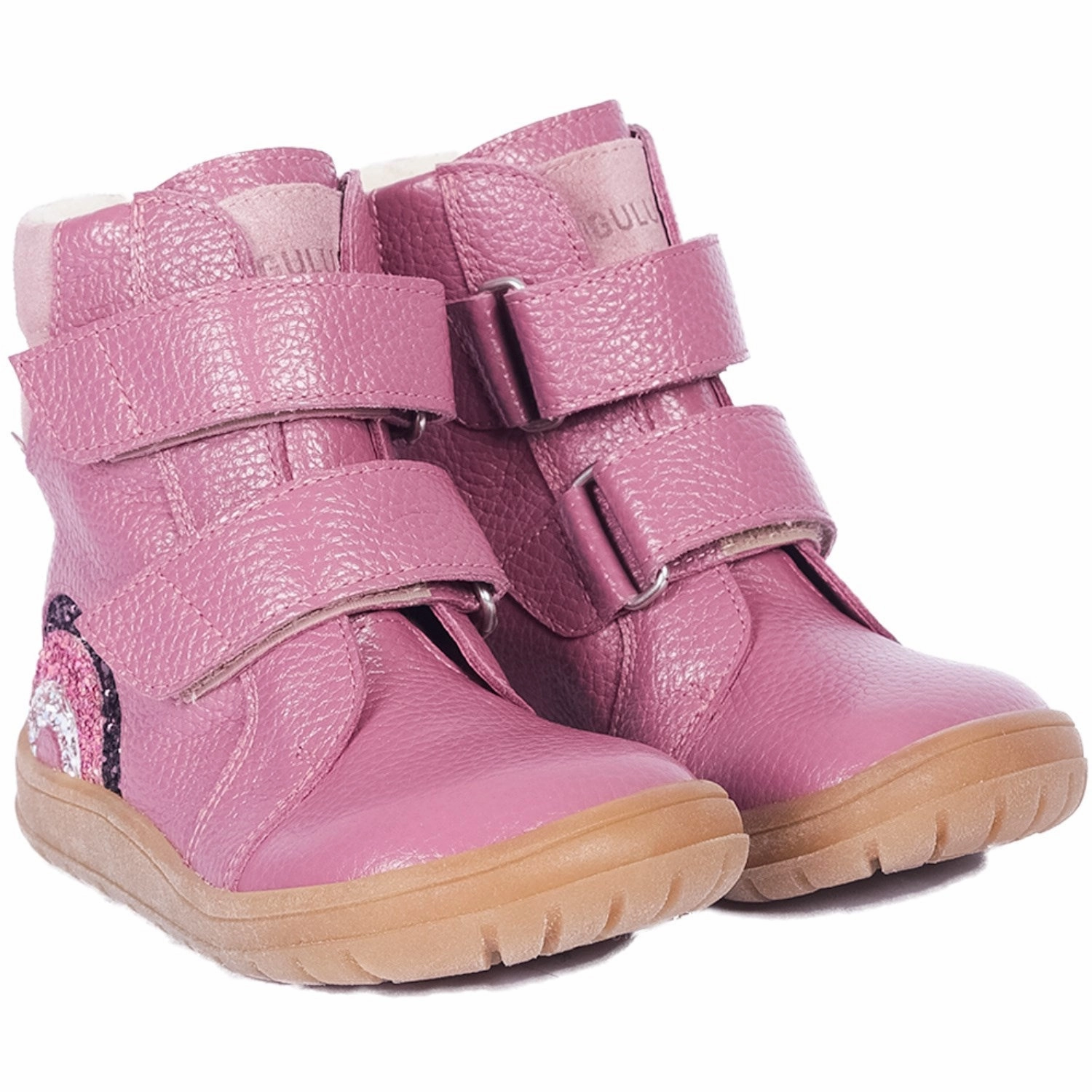 Made For Days Angulus Heather/Mauve/Glitter Tex Boot With Sparkling Glitter Rainbow
