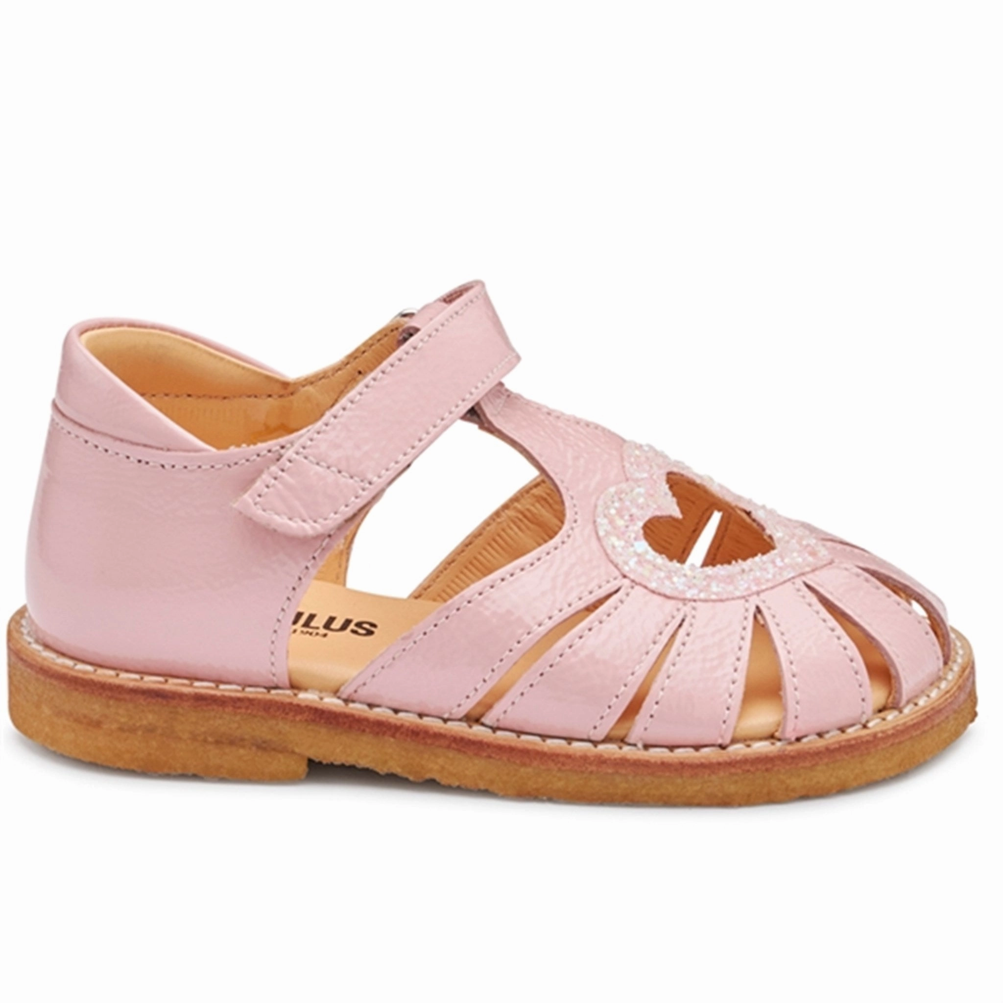 Angulus Hjerte Sandal W. Velcro Rose/Rose Glitter Progressive Outfit Future Fit