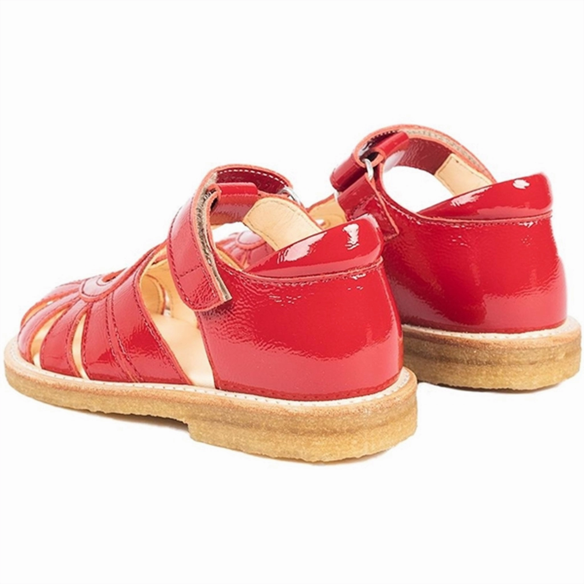 Angulus Hjerte Sandals Dark Red Layer With Ease