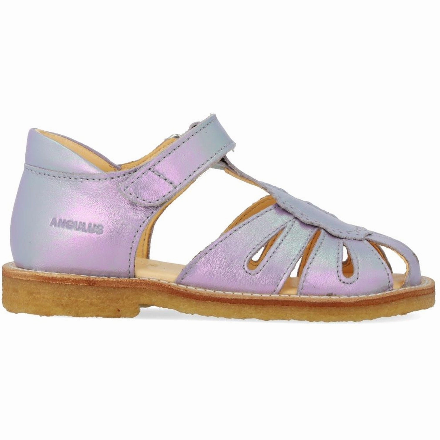 Performance Living Minimal Movement Angulus Iridescent Lilac Shine Sandal Med Dr?Bedetalje