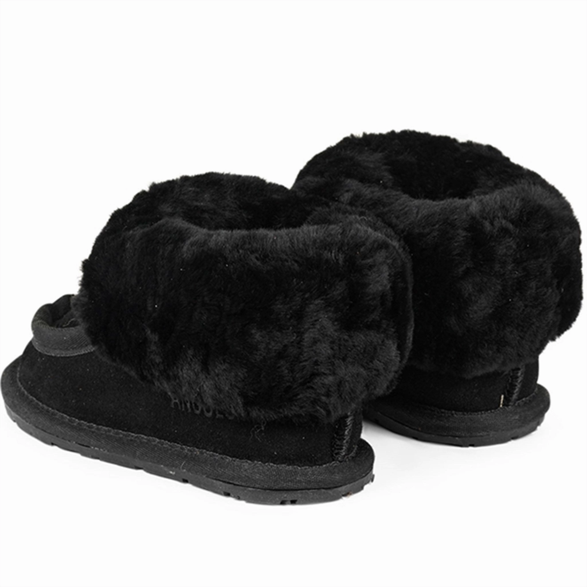Pure Look Angulus Lamb Wool Indoor Shoes Black