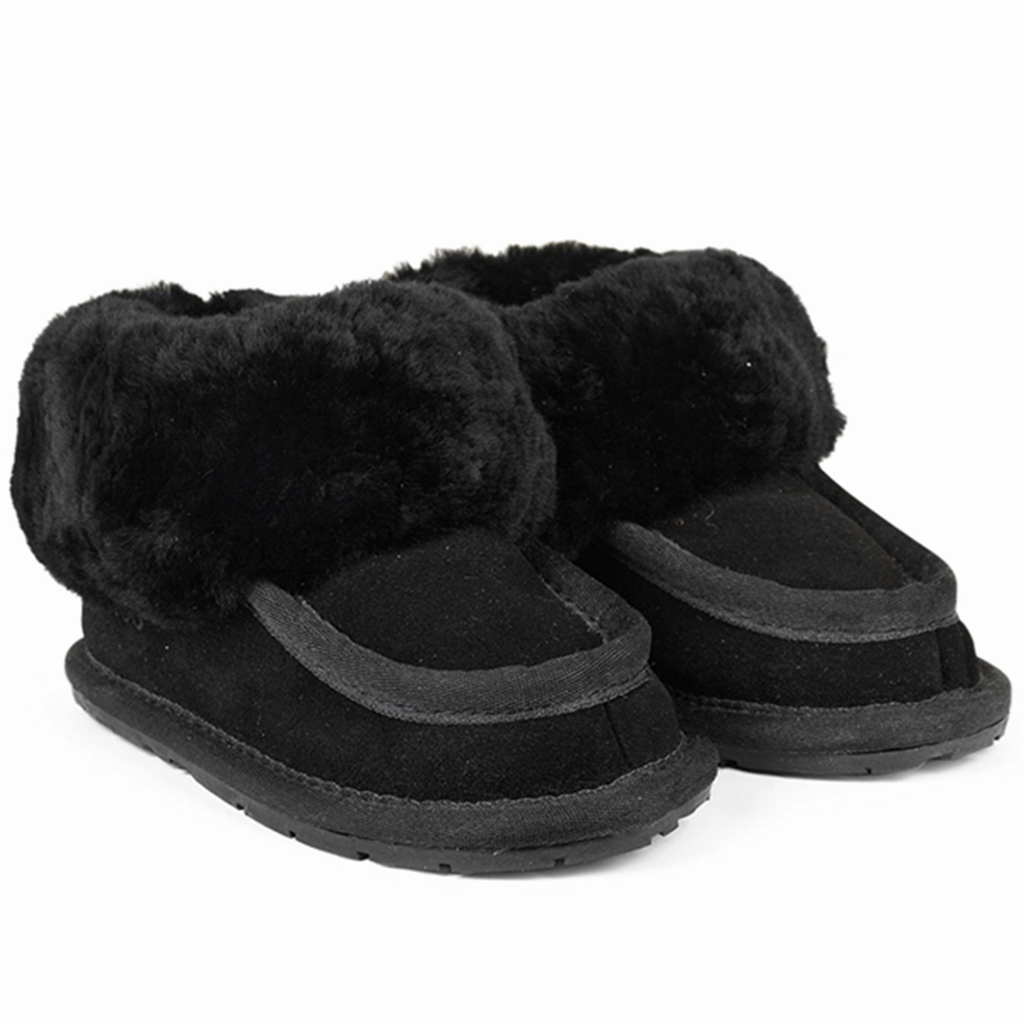 Rhythm Of Life Angulus Lamb Wool Indoor Shoes Black