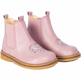 Style Flowwear Ready For Rhythm Angulus Mauve/Mauve Glitter Chelsea Heart Boot