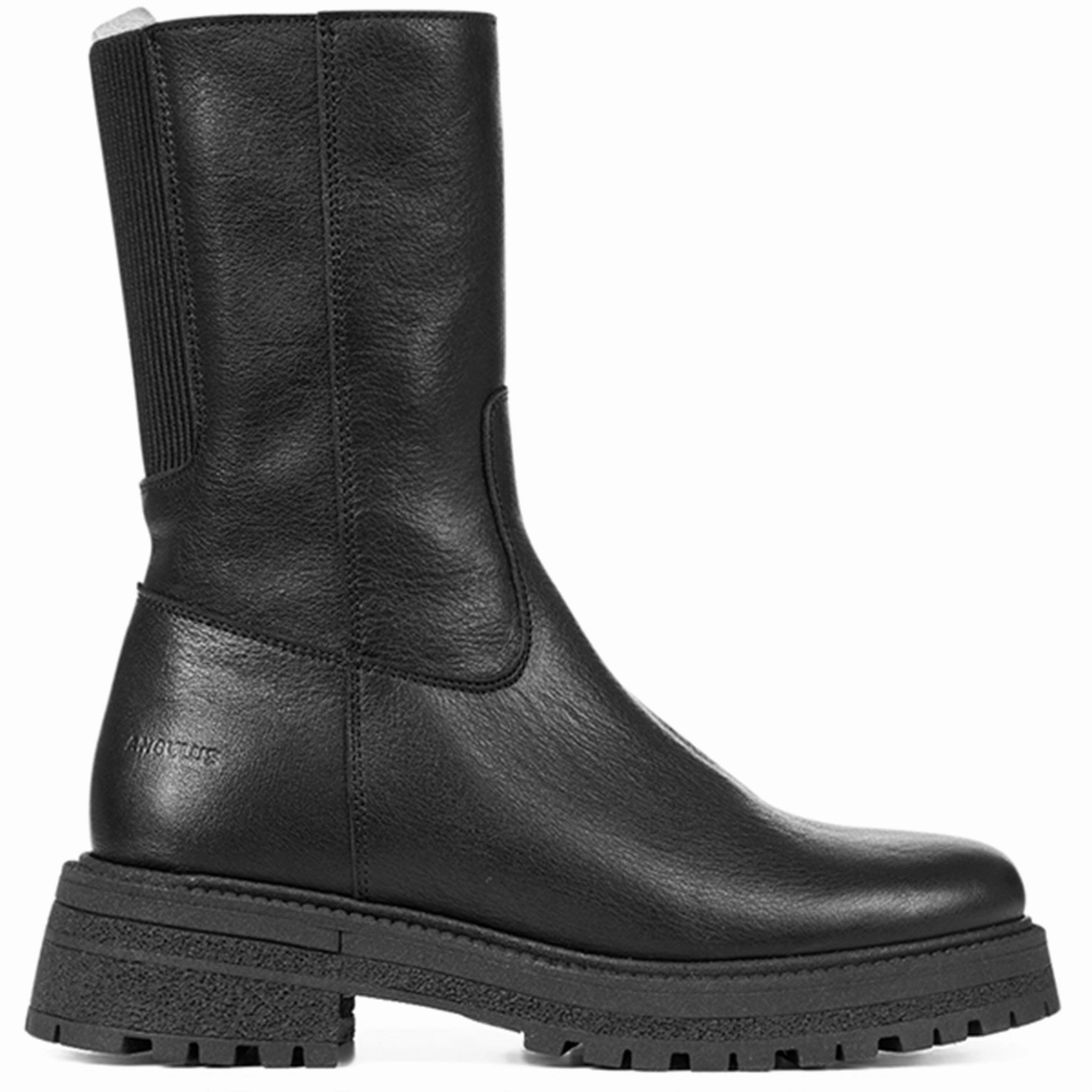 Angulus Mid-Cut Boots With Zipper Black/Black Pure Rhythm Core To Explore