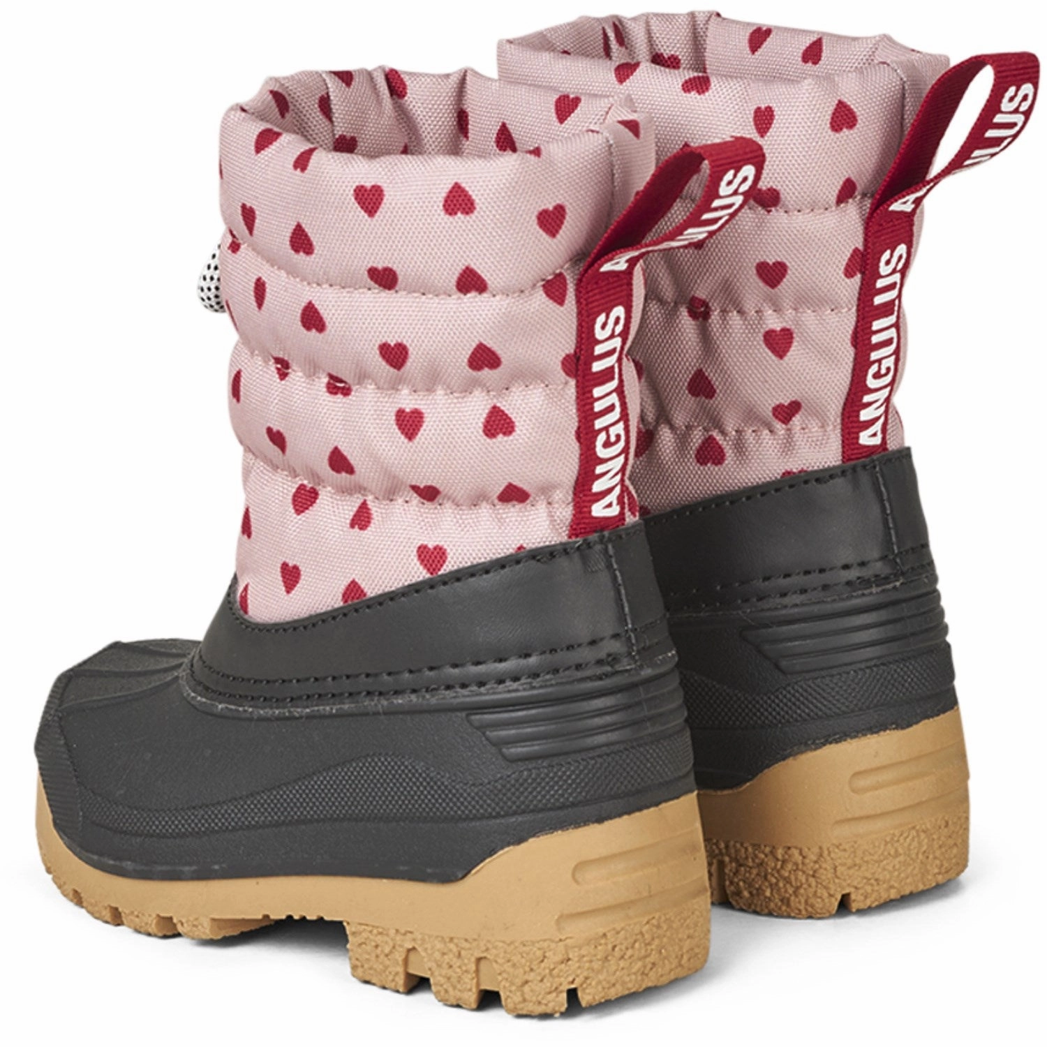 Express Yourself Angulus Rose Hearts Print Thermal-Boot Med Woolfoer