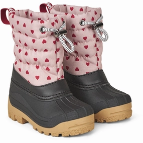 Lifestyle Modular Modern Essentials Angulus Rose Hearts Print Thermal-Boot Med Woolfoer